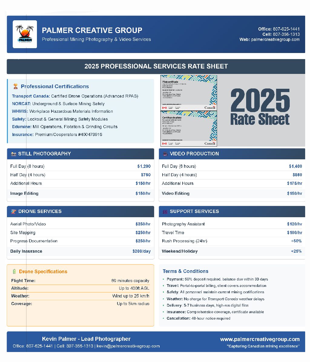 One Day Standard Rate Sheet Ask About Multi-Day Sliding Scale